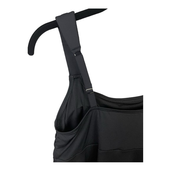 Lands' End Flutter Scoop Neck Tankini Top in‎ Black Size Small NWT - Picture 7 of 9